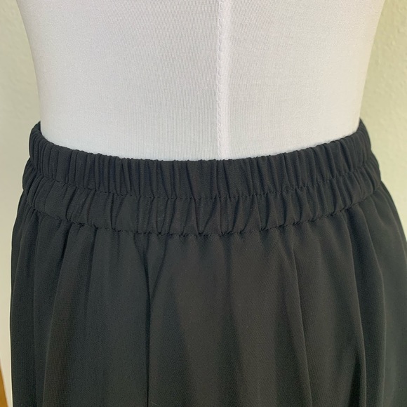 Cote d’Azur Woman’s SZ 8 Black Evening MIDI Skirt - Picture 4 of 9